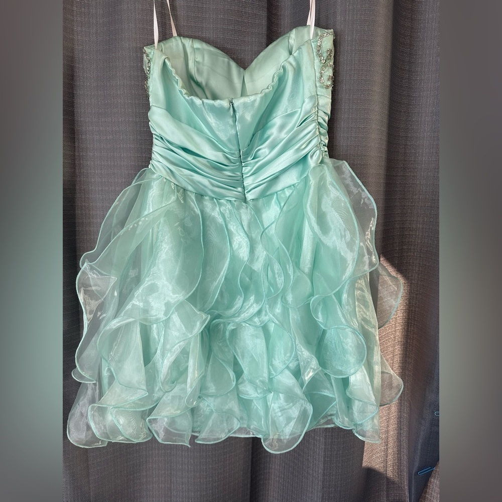 B Darlin Strapless Mini Dress - Picture 2 of 7